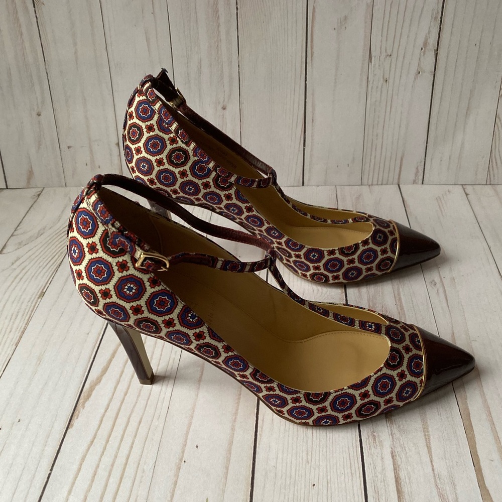 Authentic J.Crew Leather T-strap shoes